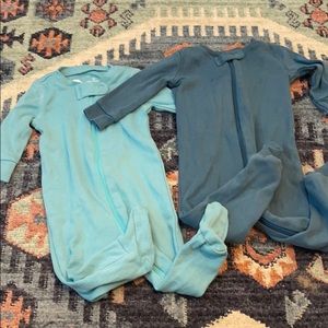 Primary onesie footie bundle 0-3 & 3-6